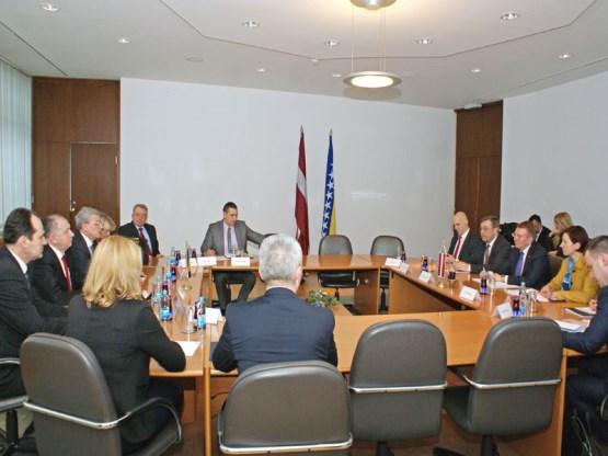 Чланови руководства ПСБиХ разговарали са министром иностраних послова Летоније 